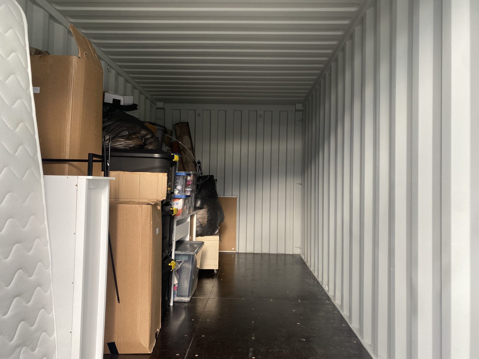 A storage unit full of furniture